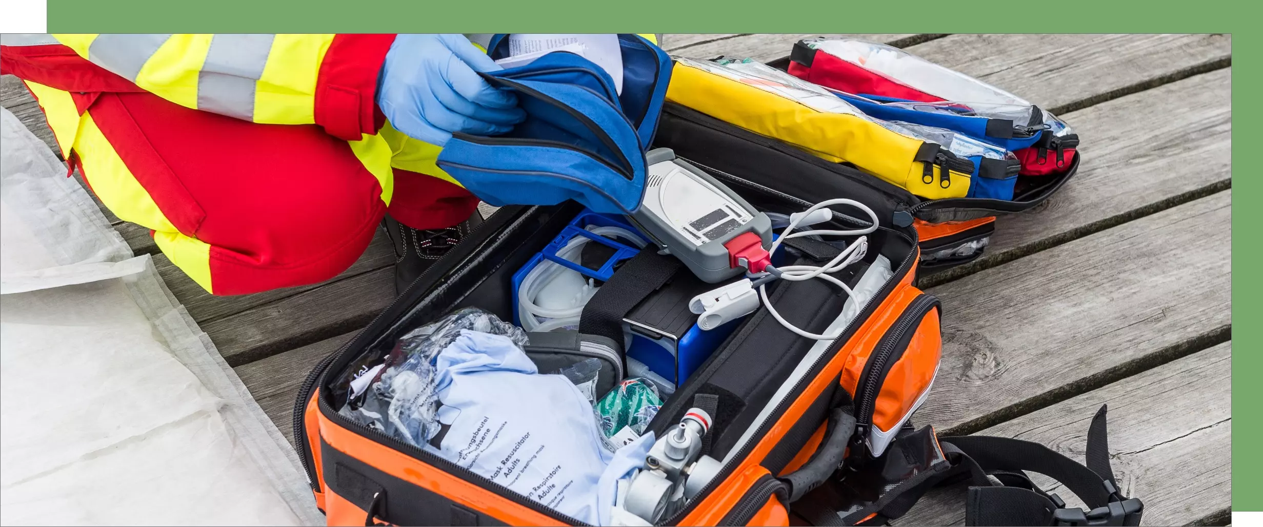 sanitaeter Rettungsdienst im Einsatz
